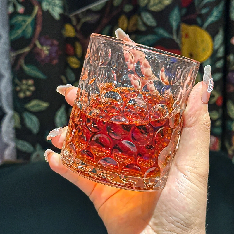 波点威士忌洋酒杯1 Bubble pattern whiskey glass (3)