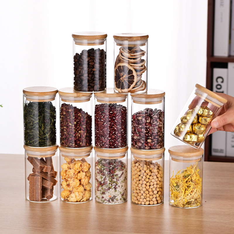 高硼硅玻璃罐密封储物罐 High borosilicate glass jars sealed storage jars (1)