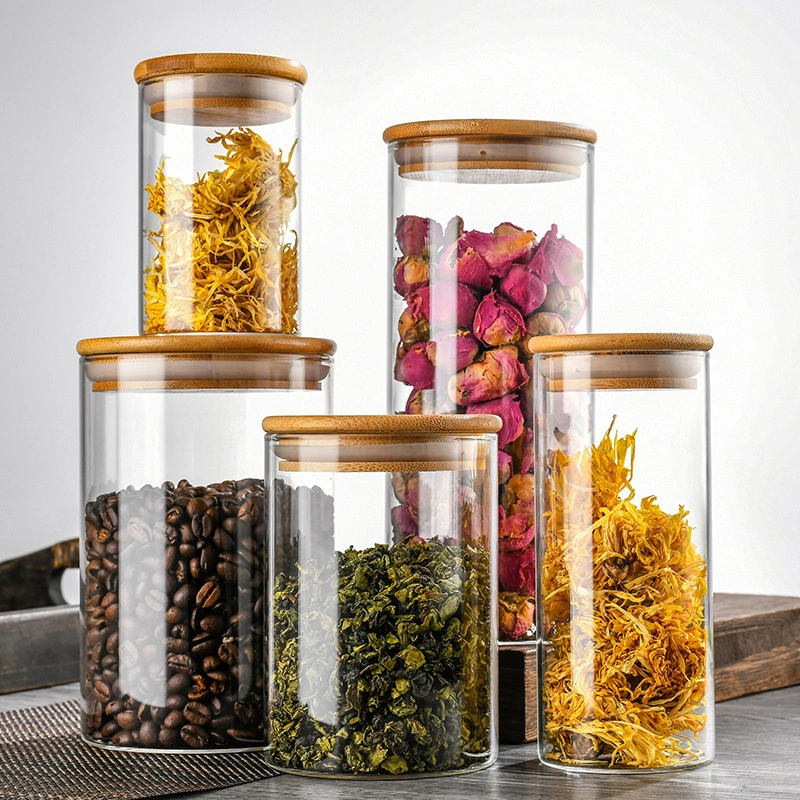 高硼硅玻璃罐密封储物罐 High borosilicate glass jars sealed storage jars (4)