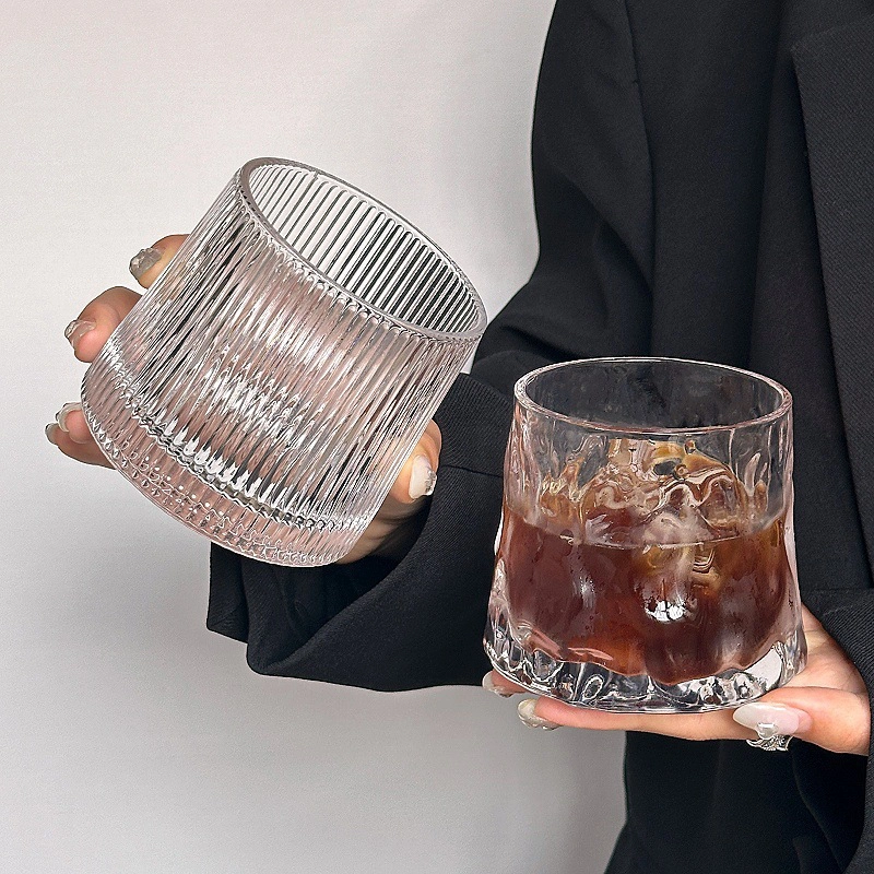 咖啡杯冷萃杯饮品杯1 Hammered whiskey glass (1)