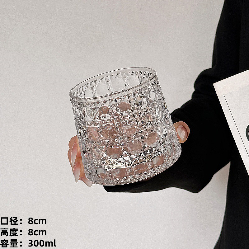咖啡杯冷萃杯饮品杯1 Hammered whiskey glass (8)