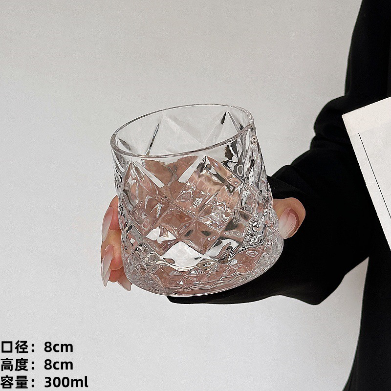 咖啡杯冷萃杯饮品杯1 Hammered whiskey glass (17)