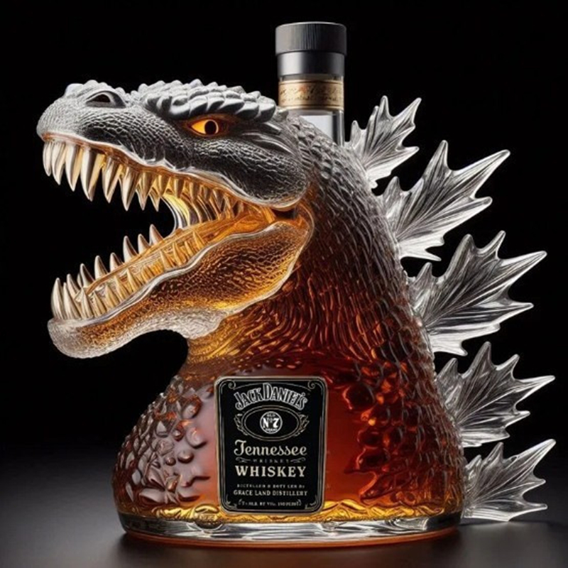 骷髅威士忌酒瓶1 skull whiskey bottle​ (4)