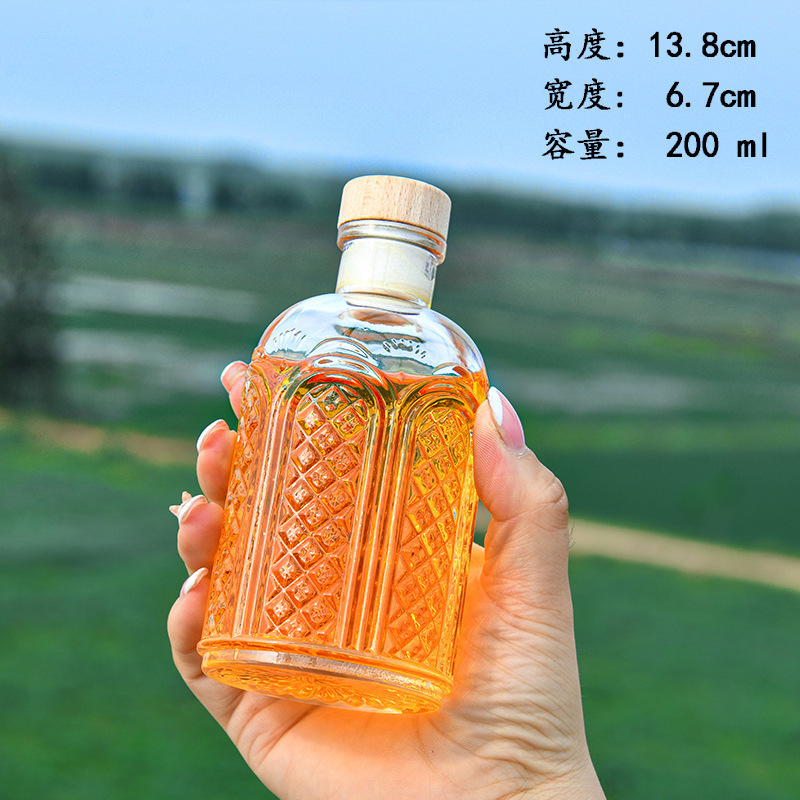 菱形果酒瓶1 Diamond-shaped fruit wine bottle (3)
