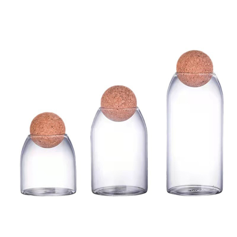 球形软木塞密封罐1 Spherical cork sealed jar (4)