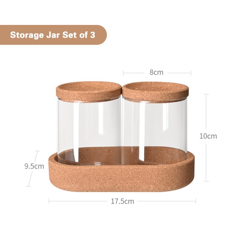 软木塞收纳盒1 Cork storage jar with tray (4)