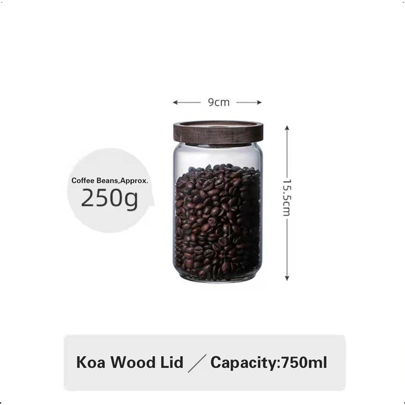 相思木高硼硅玻璃储物罐 Acacia glass storage jar (3)
