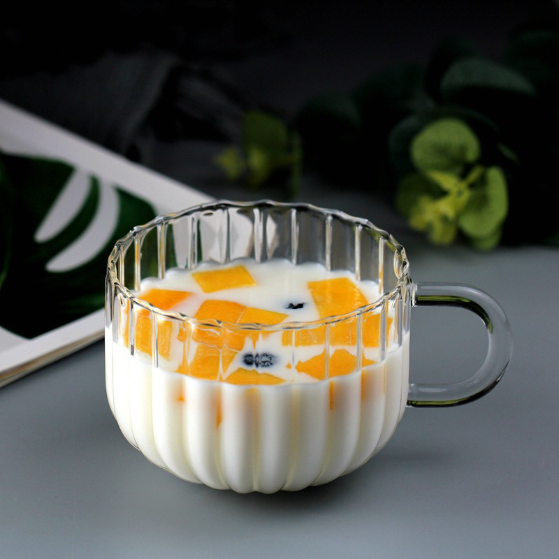 透明玻璃早餐杯 Clear glass breakfast cup (10)