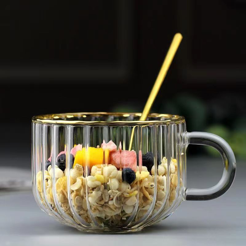 透明玻璃早餐杯 Clear glass breakfast cup (12)