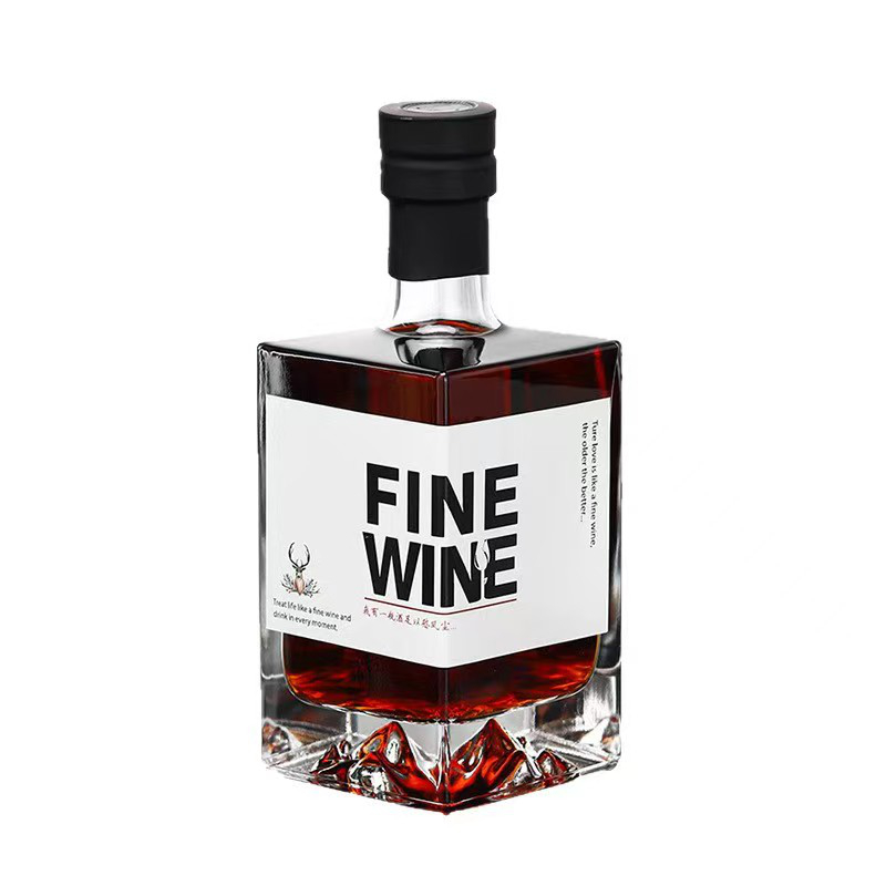 方款威士忌酒瓶1 Square whiskey bottle (4)