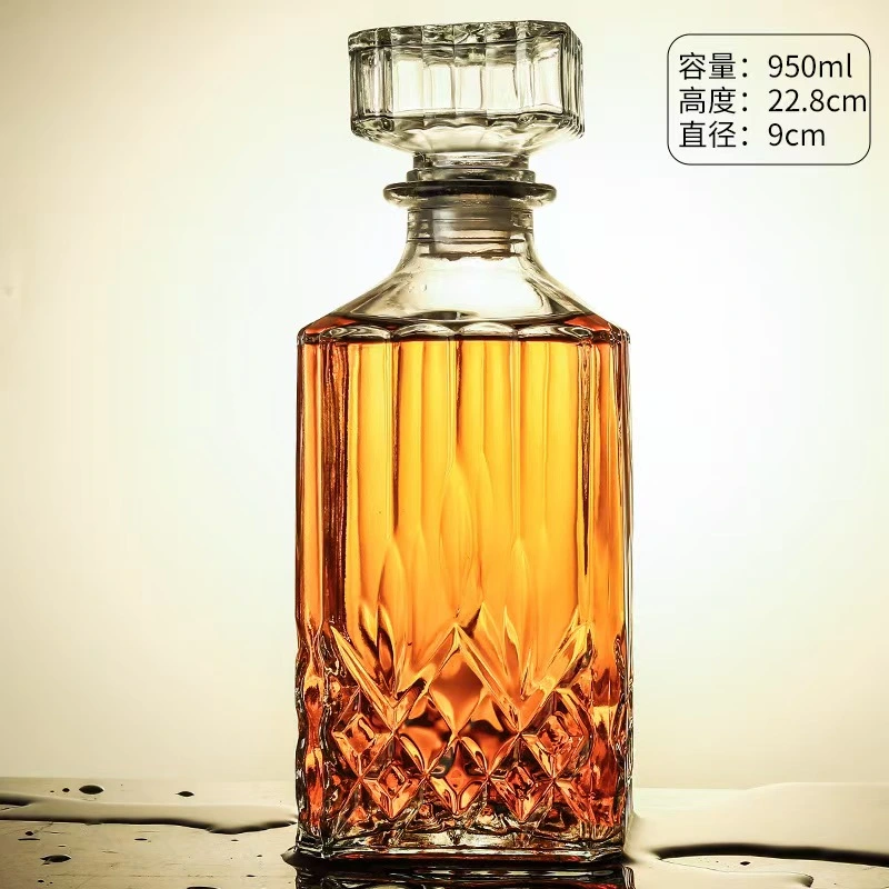 方钻酒瓶1 Square Crystal Wine Bottle (7)