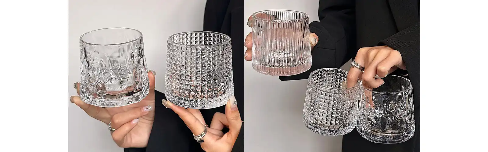 hammered whiskey glass