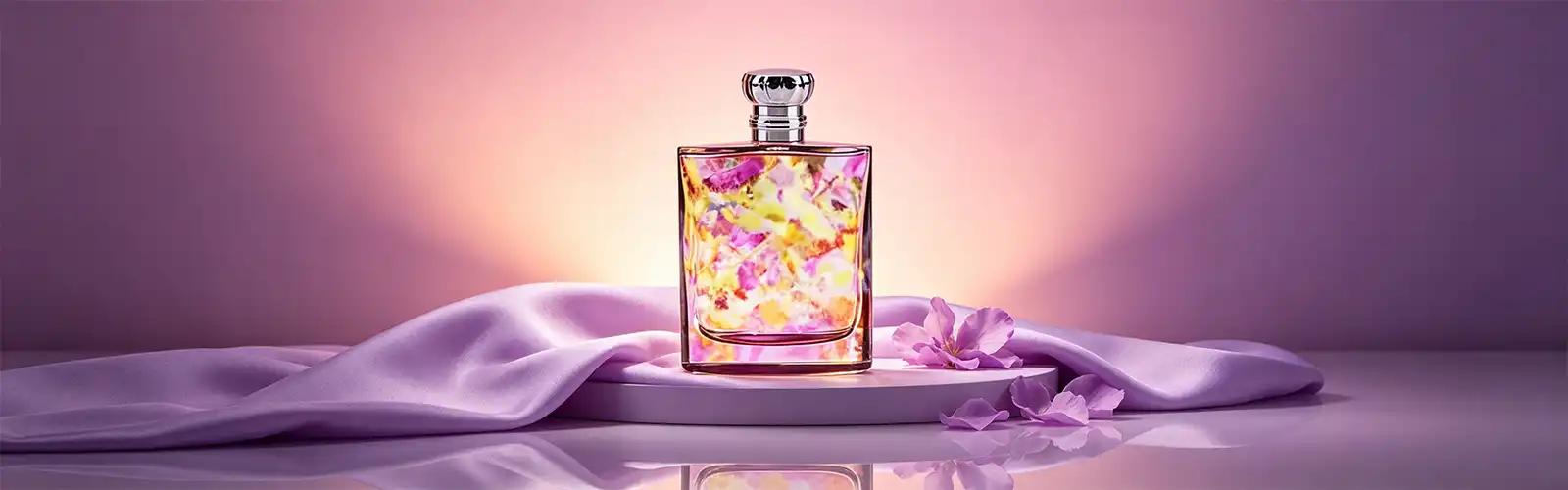 square floating flower perfume bottle square floating flower perfume bottle