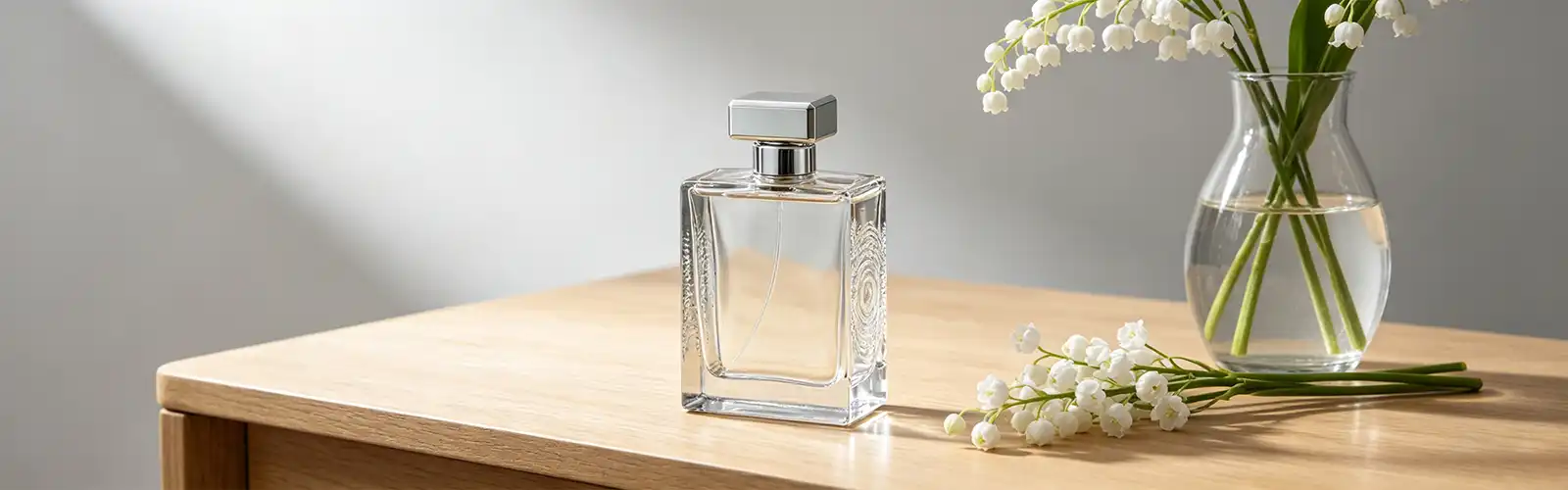 rectangular carved perfume bottle