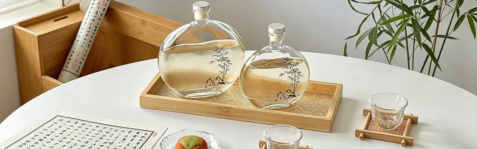 oblate wine bottle