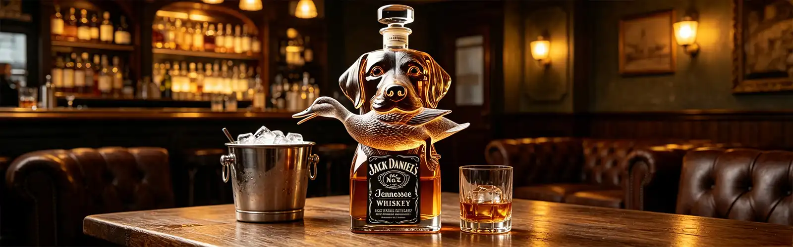 hound dog whisky bottle