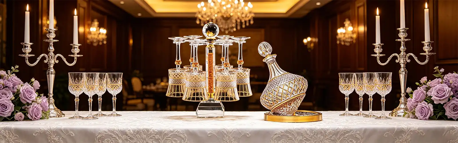 rotating decanter with stopper