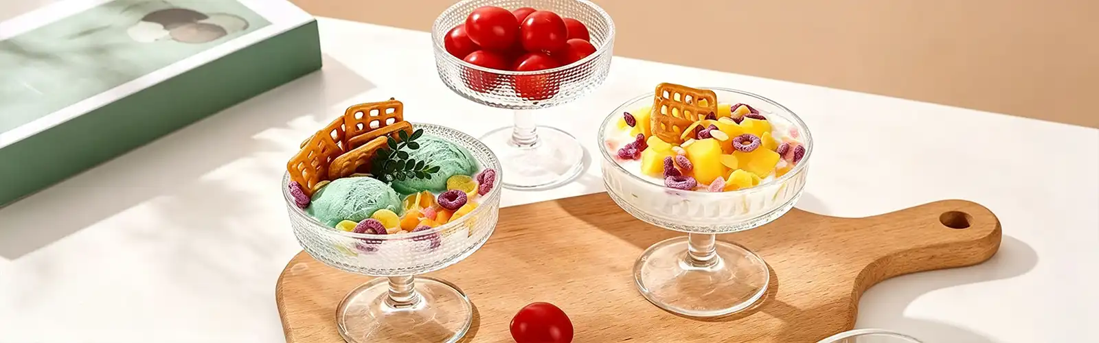 glass dessert glasses glass dessert glasses