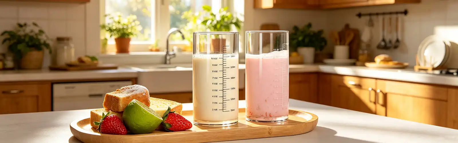 Graduated drinking glass