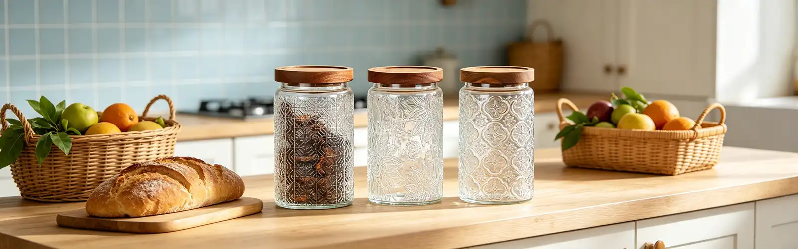 Large capacity vintage airtight glass jar Large capacity vintage airtight glass jar