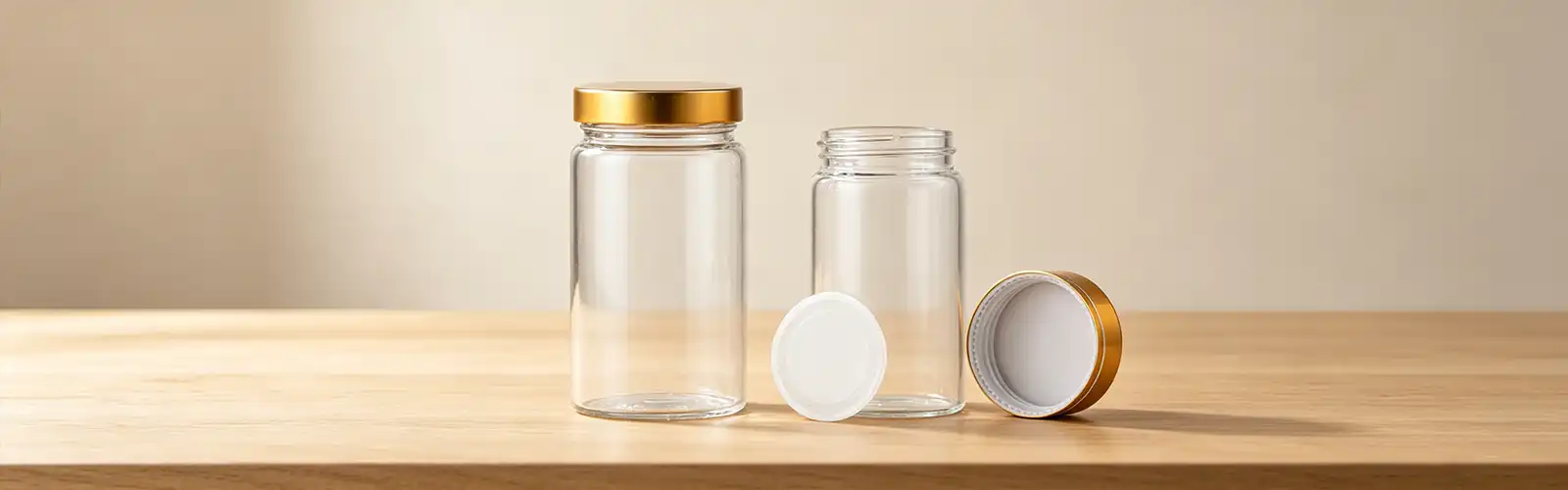 high borosilicate glass wine bottle