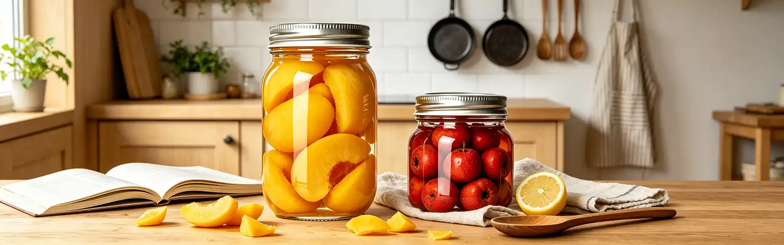 Square round Mason jar