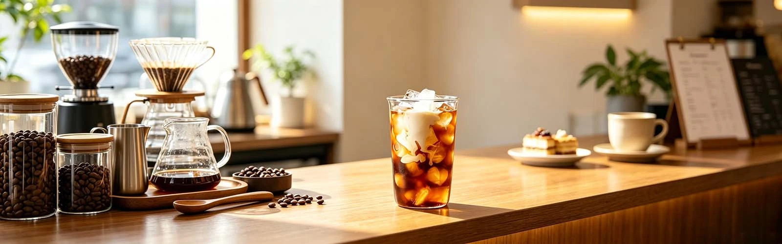 Clear glass water cup