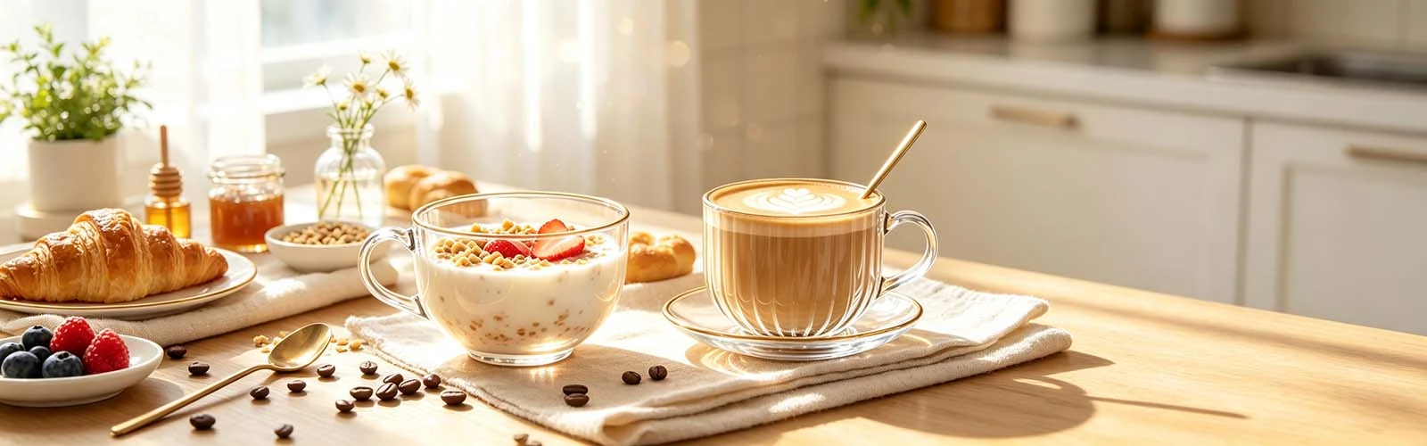 Pumpkin-shaped clear glass coffee cup