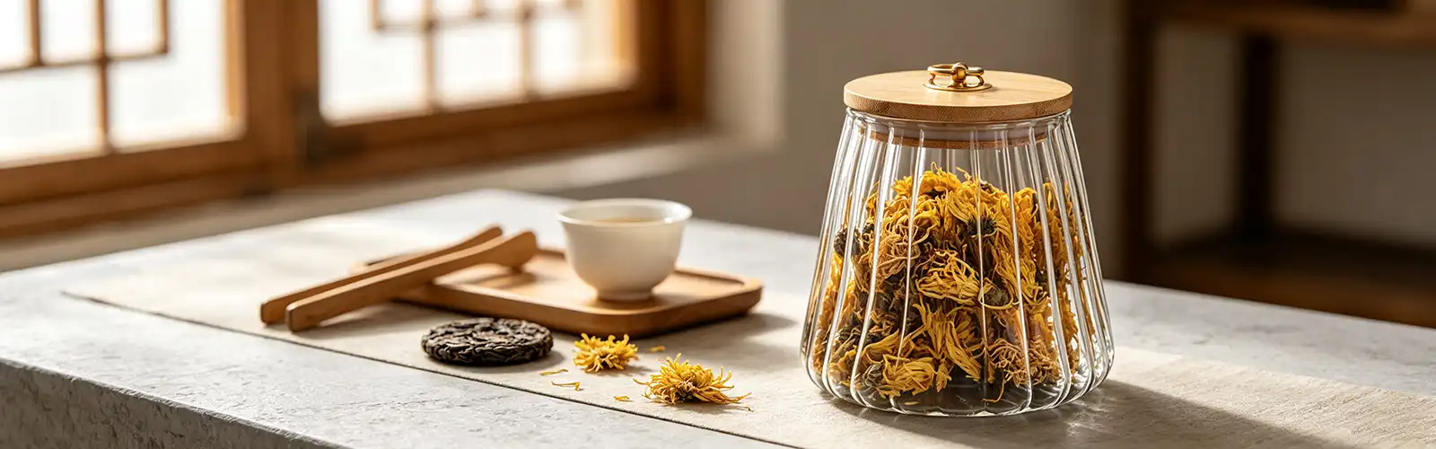 Pumpkin-shaped clear glass storage jar Pumpkin-shaped clear glass storage jar