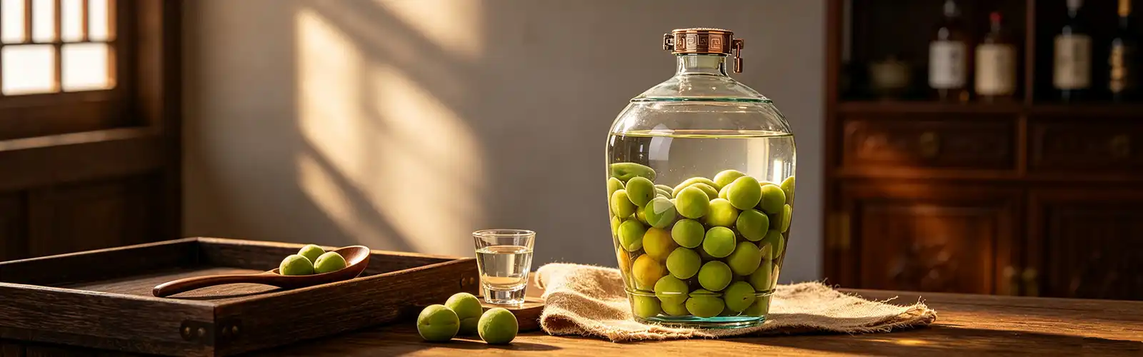 Oval glass wine jar Oval glass wine jar