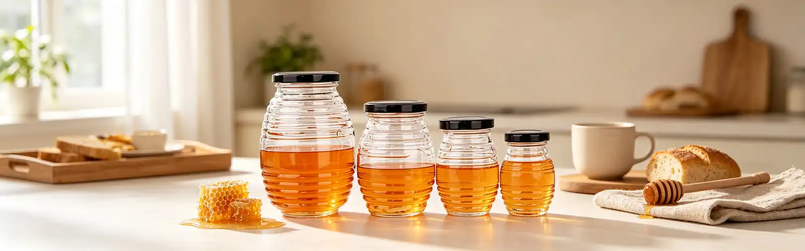 honeycomb shaped glass honey bottle honeycomb shaped glass honey bottle