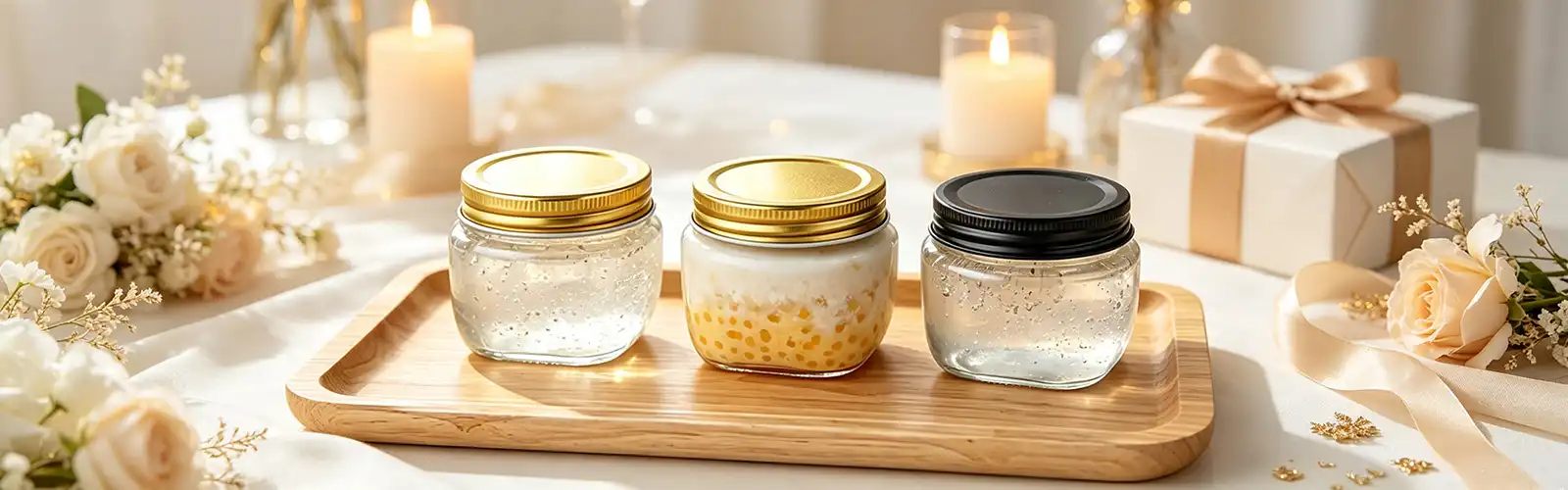 Bird's nest glass jar