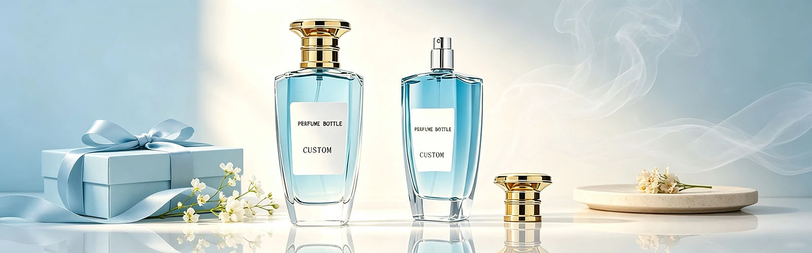 Inverted cone perfume bottle