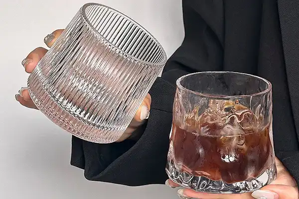 Why are hammered whiskey glasses so popular?