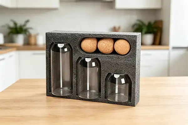 Who manufactures spherical cork sealed jars​?