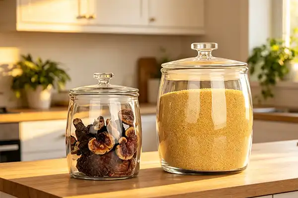 How to tell if a storage jar with clear glass lids is airtight?