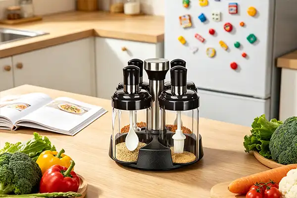 Is it better to store spices in glass or plastic?