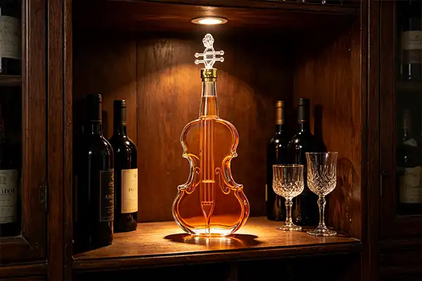 Violin Shaped Glass Wine Bottle​ vs Guitar-Shaped Liquor Bottle