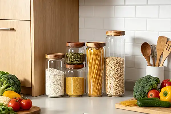 Are acacia glass storage jars durable?