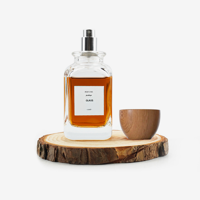Cube perfume bottle